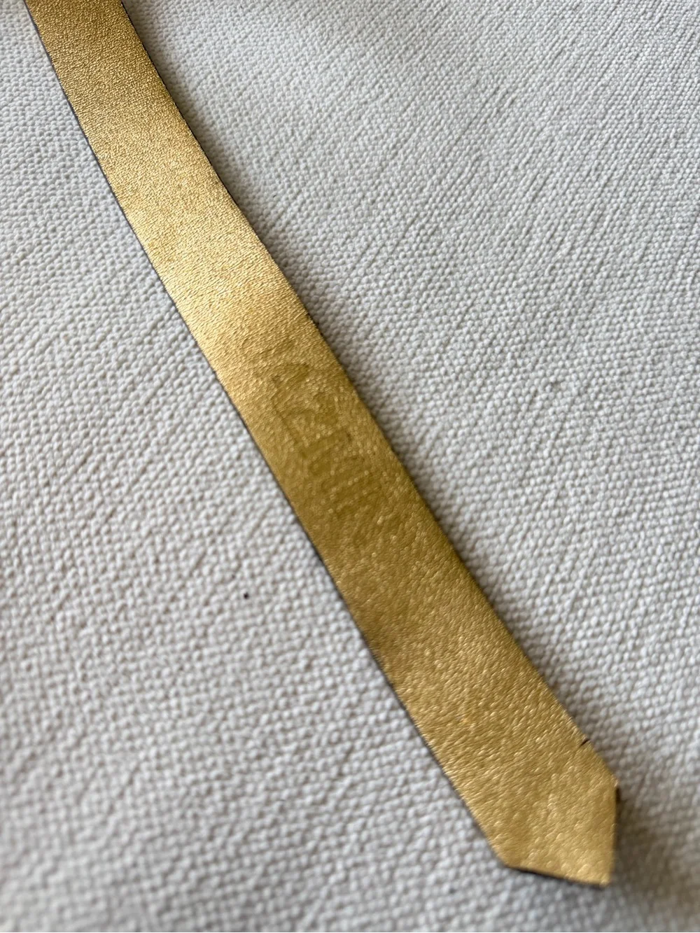 Jazmin Chebar -Metallic Gold Wrap Belt for Women - Slim Leather Waist Accent